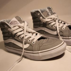Grey Hi-Top Vans Old School